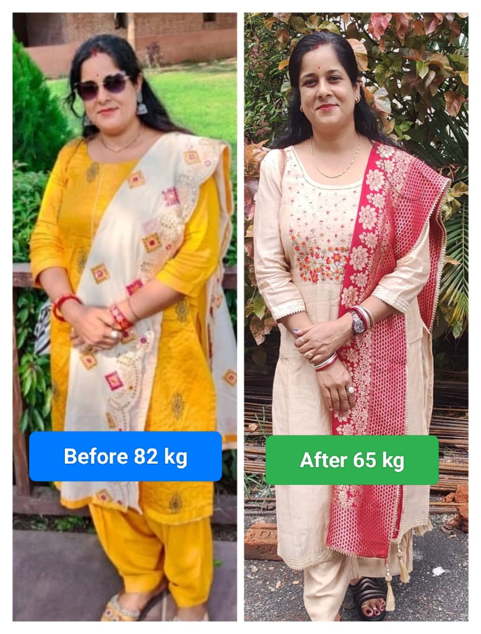 Weight Loss 80kg to 60kg